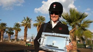 Mandy Porter poses with her trophy