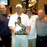 2012 HITS Desert Circuit Golf Championship winners (from left): Rob Skafgaard, Max Von Zimmerman, Kyle Ancheta and Buddy Brown. (Photo by Chris Pace)