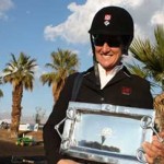 Mandy Porter poses with her trophy